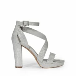 High Heel Platform Pump Sandals SILVER -DREAM PAIRS Sales 0124 DREAM PAIRS SDHS2208W SILVER 3