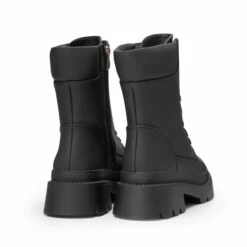 Lug Sole Platform Combat Boots BLACK