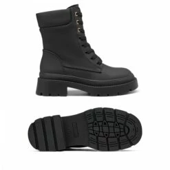 Lug Sole Platform Combat Boots BLACK -DREAM PAIRS Sales 0133 DREAM PAIRS SDAB2227W BLACK 4