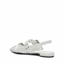 Buckle Straps Slingback Flats WHITE 13 Buckle Straps Slingback Flats WHITE -DREAM PAIRS Sales 0148 WHITE203