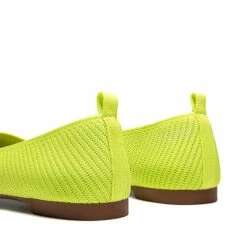 Arch Support Knit Flats LEMON GREEN-ECO -DREAM PAIRS Sales 0231 2
