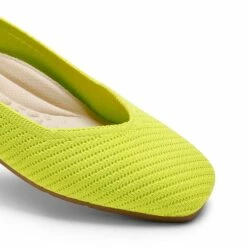 Arch Support Knit Flats LEMON GREEN-ECO -DREAM PAIRS Sales 0231 5