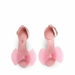Silky Bow High Stiletto Heel Sandals PINK -DREAM PAIRS Sales 0235 pink 3