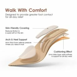 [Stand All Day Pumps] Adina Pointed Toe Low Heel Comfort Pumps NUDE PU -DREAM PAIRS Sales 0240 鞋垫