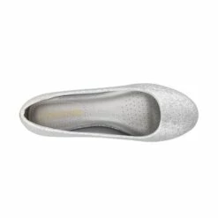 Wide Width Comfortable Ballerina Sparkly Flats SILVER-GLITTER 8 Wide Width Comfortable Ballerina Sparkly Flats SILVER-GLITTER -DREAM PAIRS Sales 0247 DREAM PAIRS Women SOLE SIMPLE SILVER GLITTER 3
