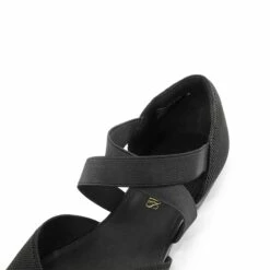 Sustainable Criss Cross Knit Ballet Flats BLACK-ECO -DREAM PAIRS Sales 0249 BLACK4
