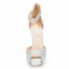 Peep Toe Stiletto Platform Sandals SHINE SILVER -DREAM PAIRS Sales 0255 DREAM PAIRS Women SWAN 05 SHINE SHINE SILVER 5