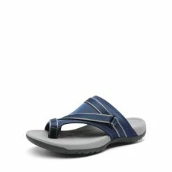 Beach Thong Slide Sandals NAVY -DREAM PAIRS Sales 0304 NAVY1