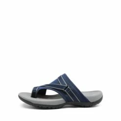 Beach Thong Slide Sandals NAVY -DREAM PAIRS Sales 0304 NAVY2