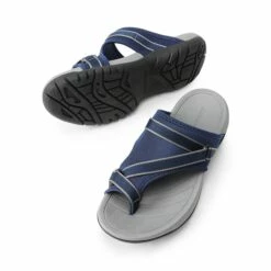 Beach Thong Slide Sandals NAVY -DREAM PAIRS Sales 0304 NAVY6