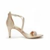 Wide Width Stiletto Pump Heels Sandals GOLD-GLITTER -DREAM PAIRS Sales 0306 22