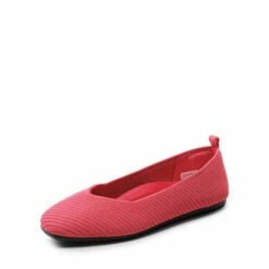 Machine Washable Arch Support Flats RED -DREAM PAIRS Sales 0322 RED1