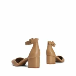 Annee Pointed Toe Low Chunky Heels Pump Shoes NUDE PU 11 Annee Pointed Toe Low Chunky Heels Pump Shoes NUDE PU -DREAM PAIRS Sales 0325 Nude Pu 6