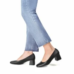 Square Toe Low Chunky Pumps BLACK -DREAM PAIRS Sales 0332 BLACK 5