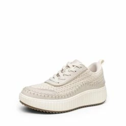 ARCH Tweed-Effect Platform Fashion Sneakers SANDSTONE-KNIT