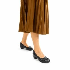 Comfortable Arch Support Slip On Pumps BLACK -DREAM PAIRS Sales 0342 BLACK 7