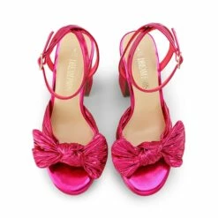 Bow Knot Platform Sandals HOT PINK -DREAM PAIRS Sales 0344 HOT PINK3