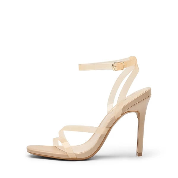 Transparent Strap High Stiletto Heel Sandals NUDE 4 Transparent Strap High Stiletto Heel Sandals NUDE - Image 2