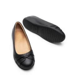Comfortable Round-toe Flats BLACK 13 Comfortable Round-toe Flats BLACK -DREAM PAIRS Sales 0357 BLACK3