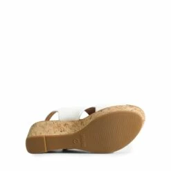 Casual Platform Criss-Cross Wedge Sandals WHITE-PU -DREAM PAIRS Sales 0401 WHITE PU3