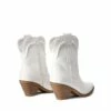 Pointed Toe Western Cowboy Mid Calf Boots WHITE 1 Pointed Toe Western Cowboy Mid Calf Boots WHITE -DREAM PAIRS Sales 0537 WHITE 3