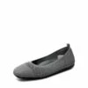 Breathable & Comfortable Square-Toe Flats GREY