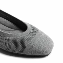 Breathable & Comfortable Square-Toe Flats GREY 14 Breathable & Comfortable Square-Toe Flats GREY -DREAM PAIRS Sales 0542 grey6