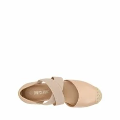 Closed-Toe Criss Cross Espadrille Sandals NUDE 9 Closed-Toe Criss Cross Espadrille Sandals NUDE -DREAM PAIRS Sales 0545 NUDE 4