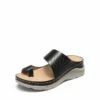 Massage Footbed Arch Support Cut-Out Sandals BLACK -DREAM PAIRS Sales 0553 BLACK 1