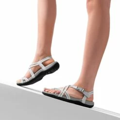 Arch Support Elastic Strap Athletic Sandals LIGHT GREY -DREAM PAIRS Sales 0613 LIGHT GREY7