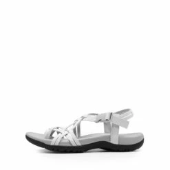 Arch Support Elastic Strap Athletic Sandals LIGHT GREY -DREAM PAIRS Sales 0614 LIGHT GREY2