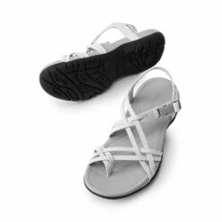 Arch Support Elastic Strap Athletic Sandals LIGHT GREY -DREAM PAIRS Sales 0614 LIGHT GREY6
