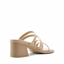 Square Toe Strappy Chunky Heel Sandals NUDE 9 Square Toe Strappy Chunky Heel Sandals NUDE -DREAM PAIRS Sales 0617 NUDE 4