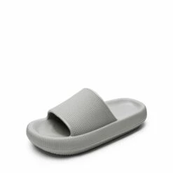 Lightweight Responsive Footbed Slippers GREY -DREAM PAIRS Sales 0620 GREY1 1