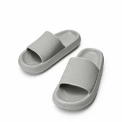 Lightweight Responsive Footbed Slippers GREY