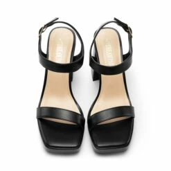 Platform Strap Chunky High Heel Sandals BLACK-PU -DREAM PAIRS Sales 0623 BLACK PU3