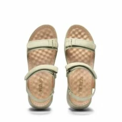 Hook-And-Loop Straps Massage Footbed Sandals GREEN -DREAM PAIRS Sales 0623 GREEN 5