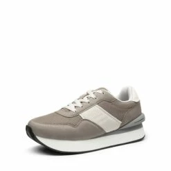Spliced Design Platform Fashion Sneakers GREY -DREAM PAIRS Sales 0624 GREY1 1