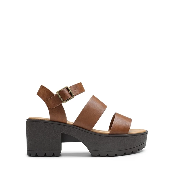 Platform Chunky Fisherman Sandals BROWN 8 Platform Chunky Fisherman Sandals BROWN - Image 6