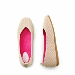 Square Toe Cushioned Knit Flats APRICOT-HOT PINK 13 Square Toe Cushioned Knit Flats APRICOT-HOT PINK -DREAM PAIRS Sales 0627 APRICOT HOTPINK2