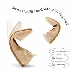 Square Toe Cushioned Knit Flats APRICOT-HOT PINK 16 Square Toe Cushioned Knit Flats APRICOT-HOT PINK -DREAM PAIRS Sales 0627 APRICOT HOTPINK5