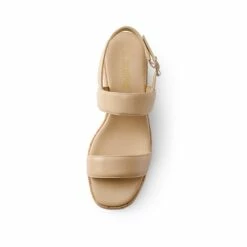 Buckle Strap Platform Wedge Sandals NUDE PU 11 Buckle Strap Platform Wedge Sandals NUDE PU -DREAM PAIRS Sales 0635 NUDE 3