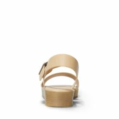 Single Strap Flatform Sandals NUDE -DREAM PAIRS Sales 0635 NUDE3