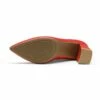 Pointed Toe Chunky High Heel Pumps RED PU -DREAM PAIRS Sales 0641 DREAM PAIRS Women SDPU2229W RED PU 5