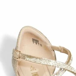 V-shaped Cutout Low Wedge Flats GOLD-GLITTER 14 V-shaped Cutout Low Wedge Flats GOLD-GLITTER -DREAM PAIRS Sales 0643 GOLD GLITTER 4