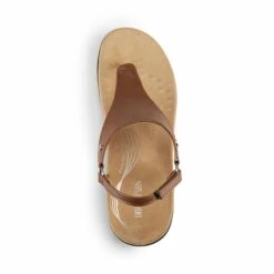 Arch Support Flat Thong Sandals BROWN 14 Arch Support Flat Thong Sandals BROWN -DREAM PAIRS Sales 0651 BROWN3
