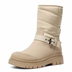 Non-Slip Mid-Calf Waterproof Snow Boots NUDE -DREAM PAIRS Sales 0653 NUDE 1