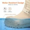 Non-Slip Mid-Calf Waterproof Snow Boots NUDE -DREAM PAIRS Sales 0654 NUDE 5