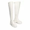Lug Sole Over The Knee Boots WHITE-PU -DREAM PAIRS Sales 0654 WHITE PU 3