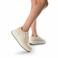 KAY Denim Star Patchwork Platform Fashion Sneakers PINK/WHITE -DREAM PAIRS Sales 0705 PINK WHITE7